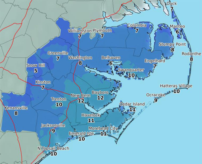 Ice Cold Temps and Strong Winds Forecast Beginning Sunday Night ...