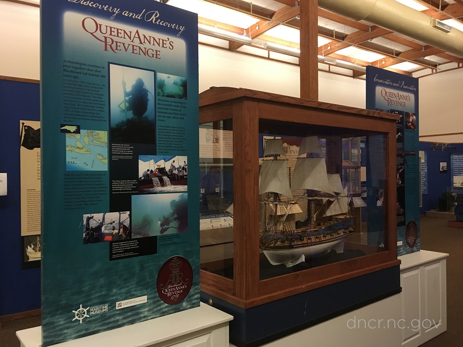 Traveling Blackbeard Exhibit Installed in Hatteras Museum | Island Free