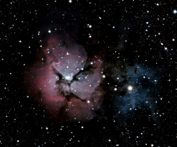 Messier 20, the Trifid Nebula