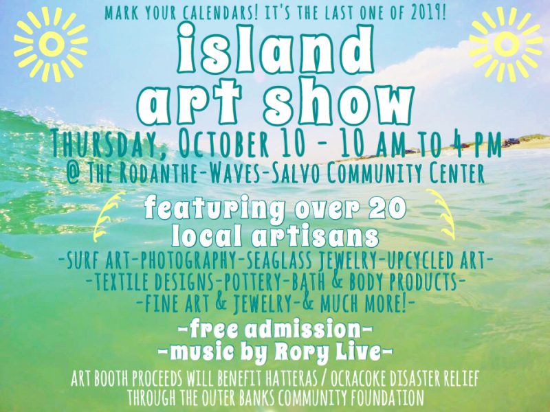 Island Art Show - Thursday, October 10 (10am-4pm) | Island Free Press