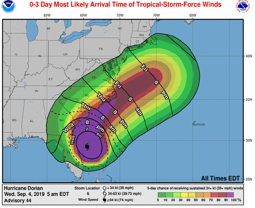 3 to 5 feet of storm surge forecast, Mandatory evacuation for residents ...