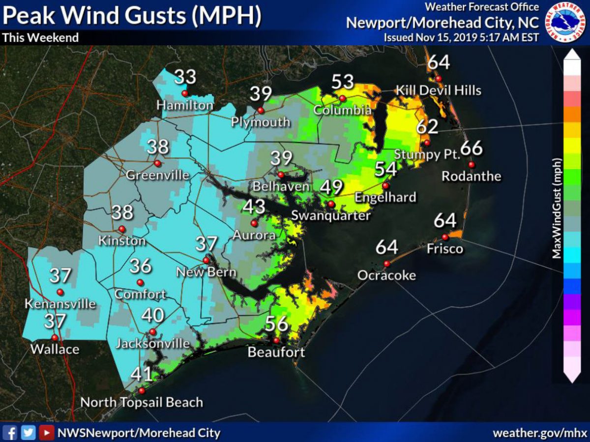 High Wind Warning, Storm Warning, and Coastal Flood Warning Issued for ...