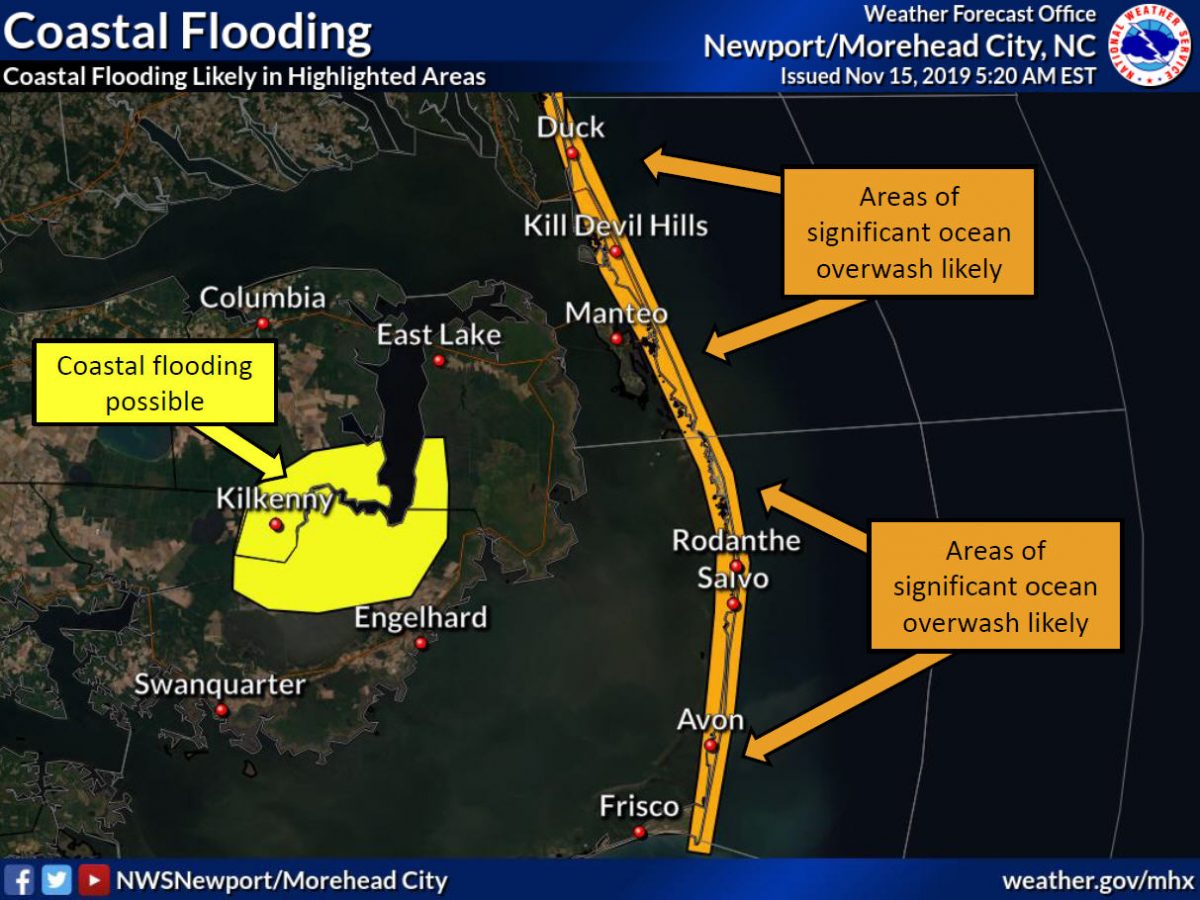 High Wind Warning Storm Warning And Coastal Flood Warning Issued For