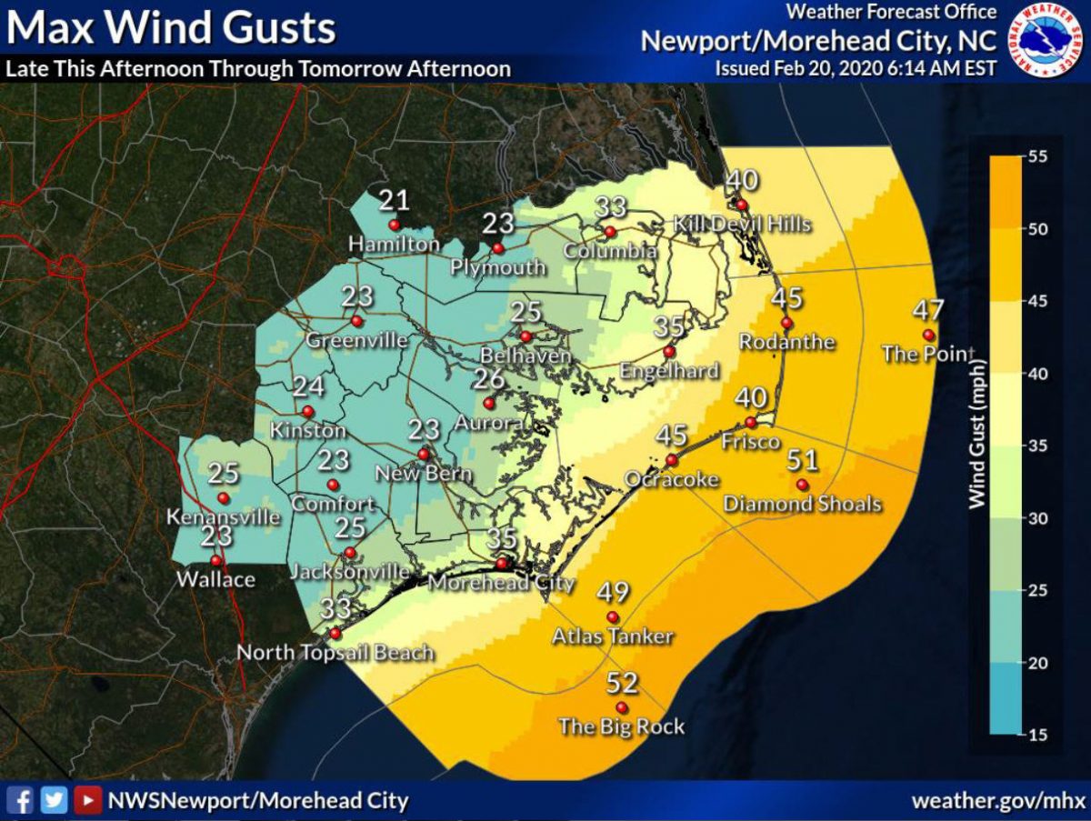 Coastal Flood Advisory, Wind Advisory, and Gale Warning Issued ahead of ...