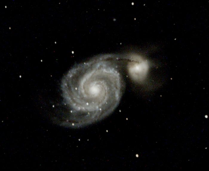 stars in whirlpool galaxy