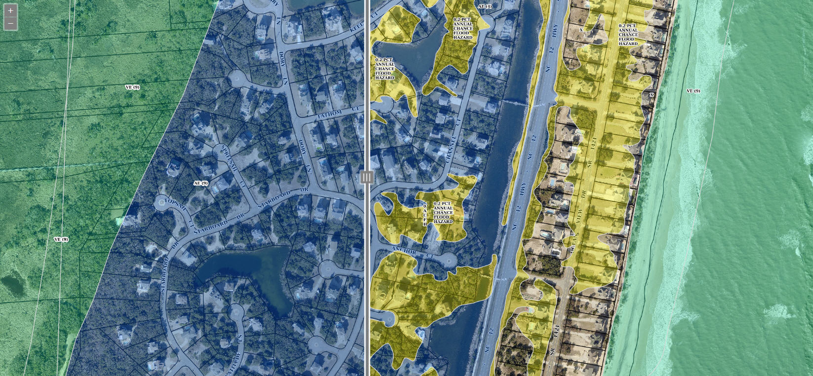 Dare County Gis Map New Flood Map Tool Available For Dare County Island Free Press