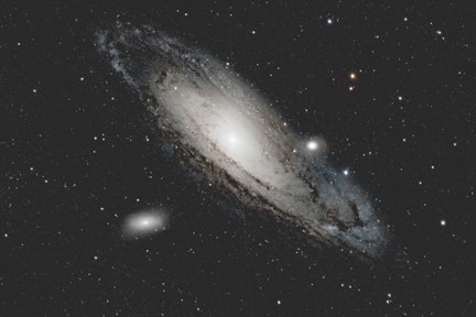 if sky shown in the andromeda galaxy