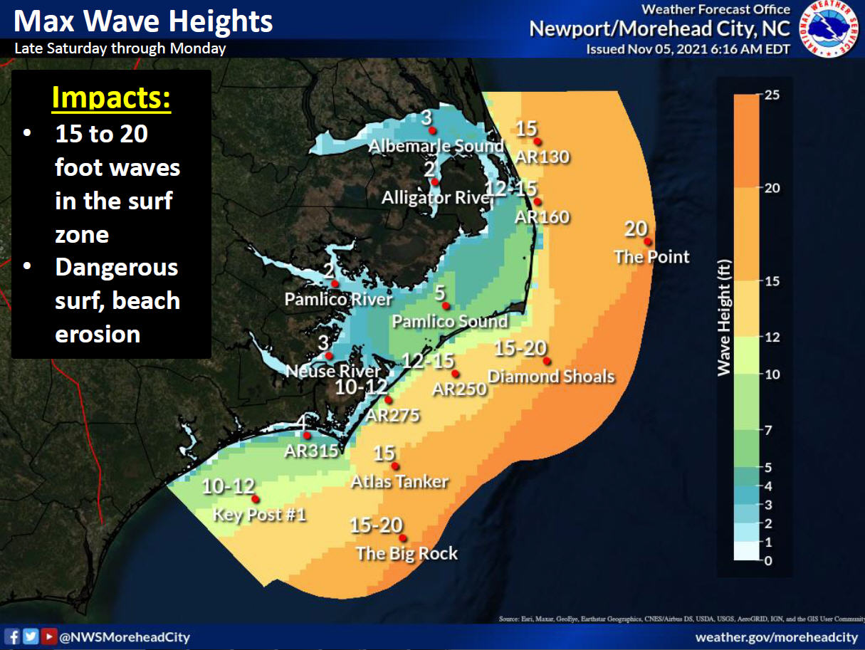 Moderate to major ocean overwash, coastal flooding likely this weekend ...