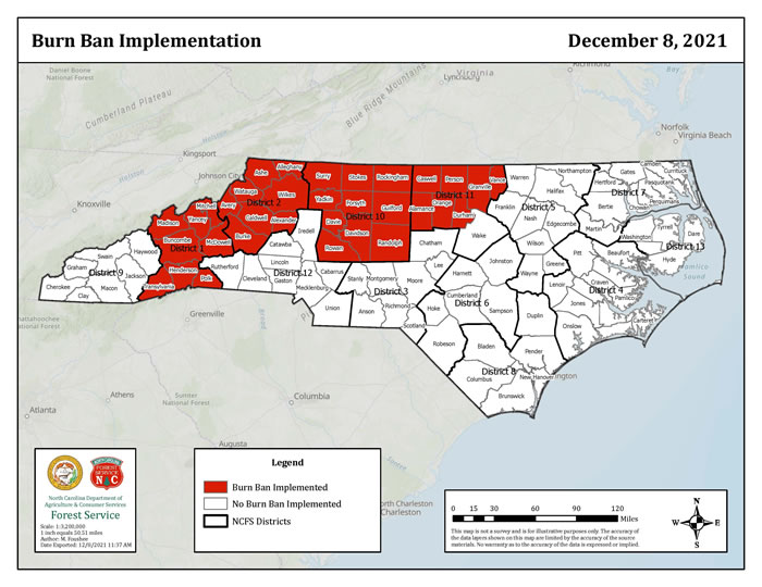 N.C. Forest Service lifts burn ban for 67 counties, including Dare and ...