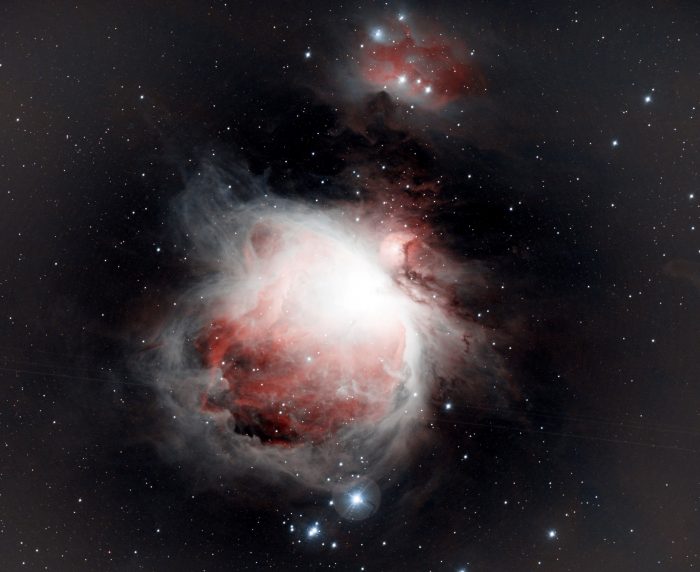 pleiades and orion nebula