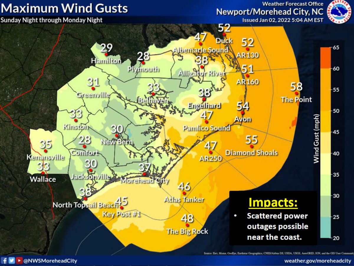 Coastal Flood Advisory, High Surf Advisory, and Wind Advisory issued ...