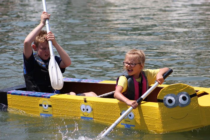 Inaugural Cardboard Boat Regatta sets sail > Joint Base McGuire