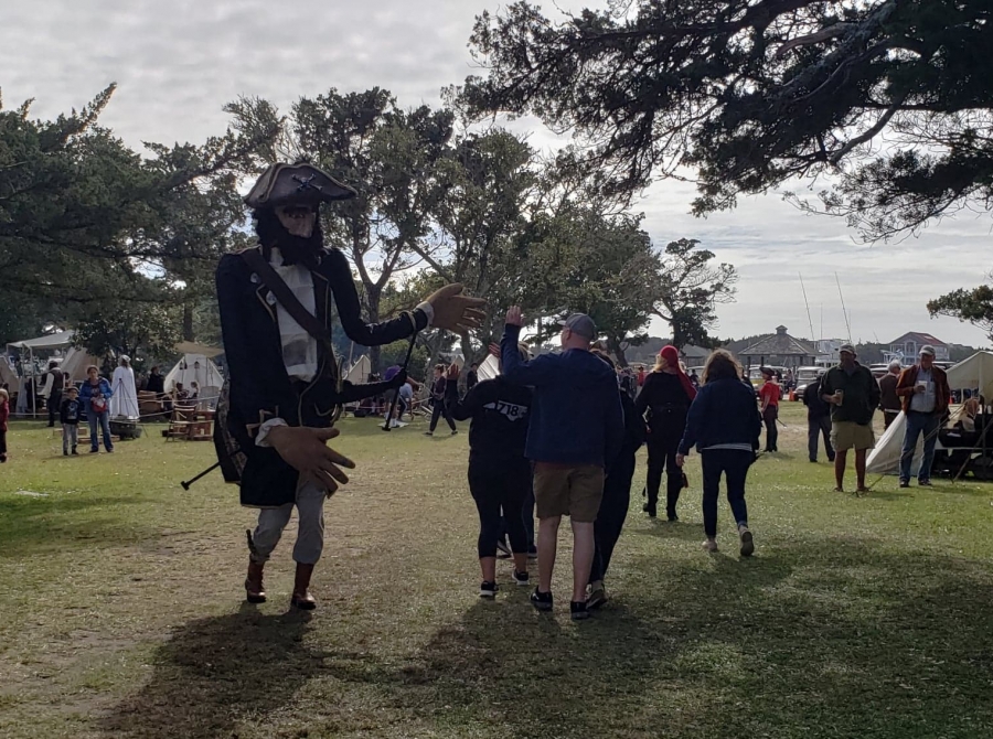 Pirates invade Ocracoke Island for Blackbeard's Pirate Jamboree... WITH