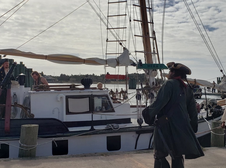 Pirates invade Ocracoke Island for Blackbeard's Pirate Jamboree... WITH