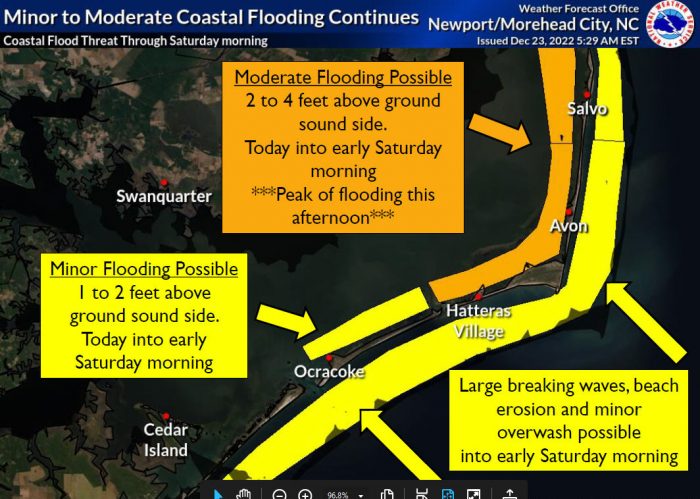 Storm Warning in effect for Hatteras and Ocracoke Islands; Ferry ...