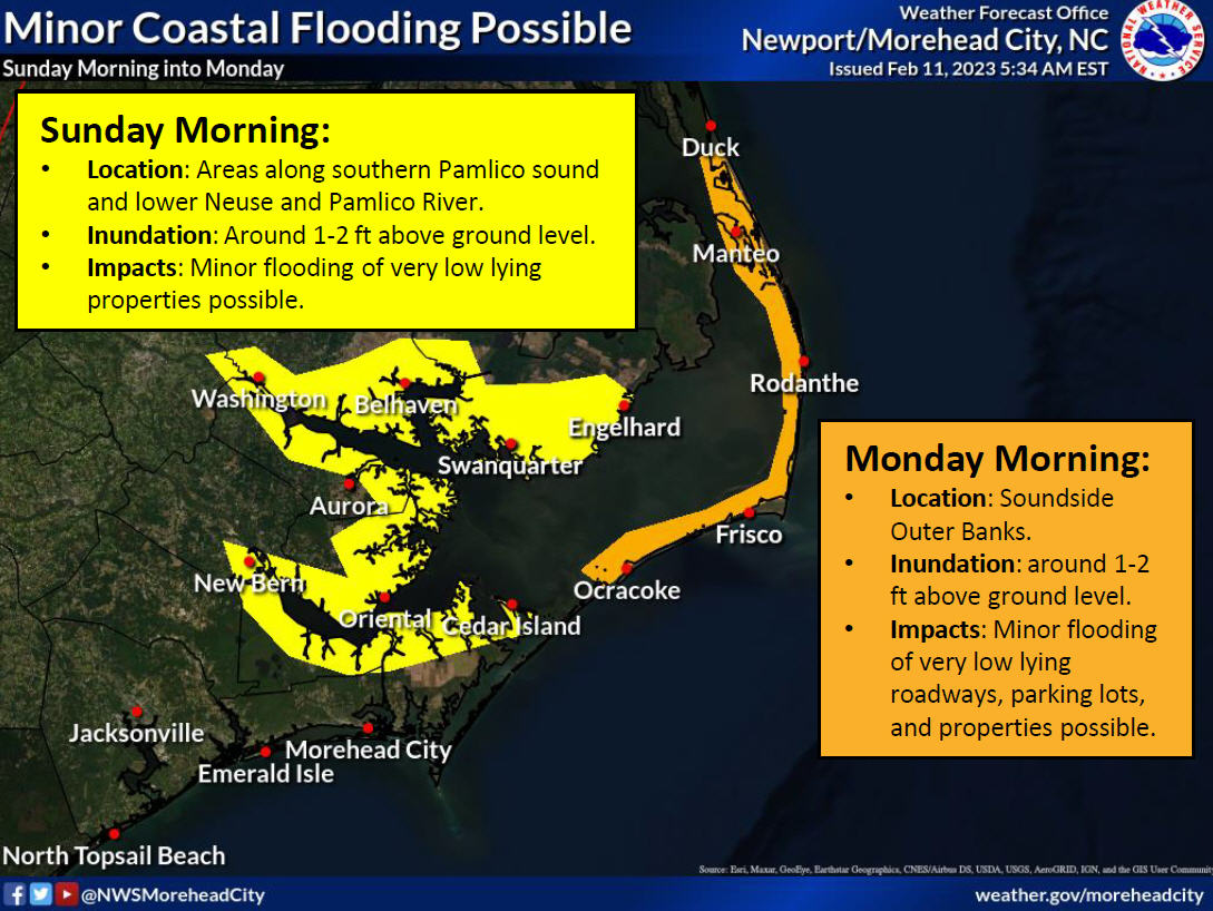 Minor Coastal Flooding Possible On Sunday And Monday Morning | Island ...