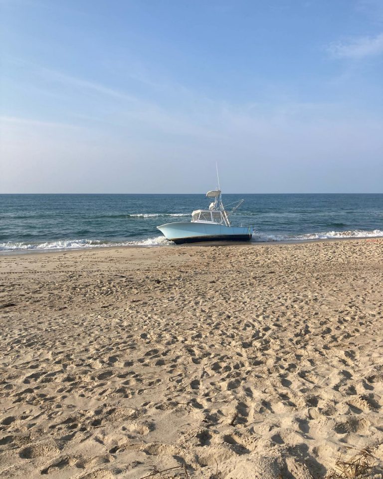 Vessel grounds north of Hatteras village | Island Free Press