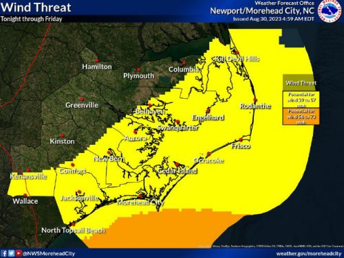 Coastal Flood Warning Now In Effect For The Outer Banks Island Free Press