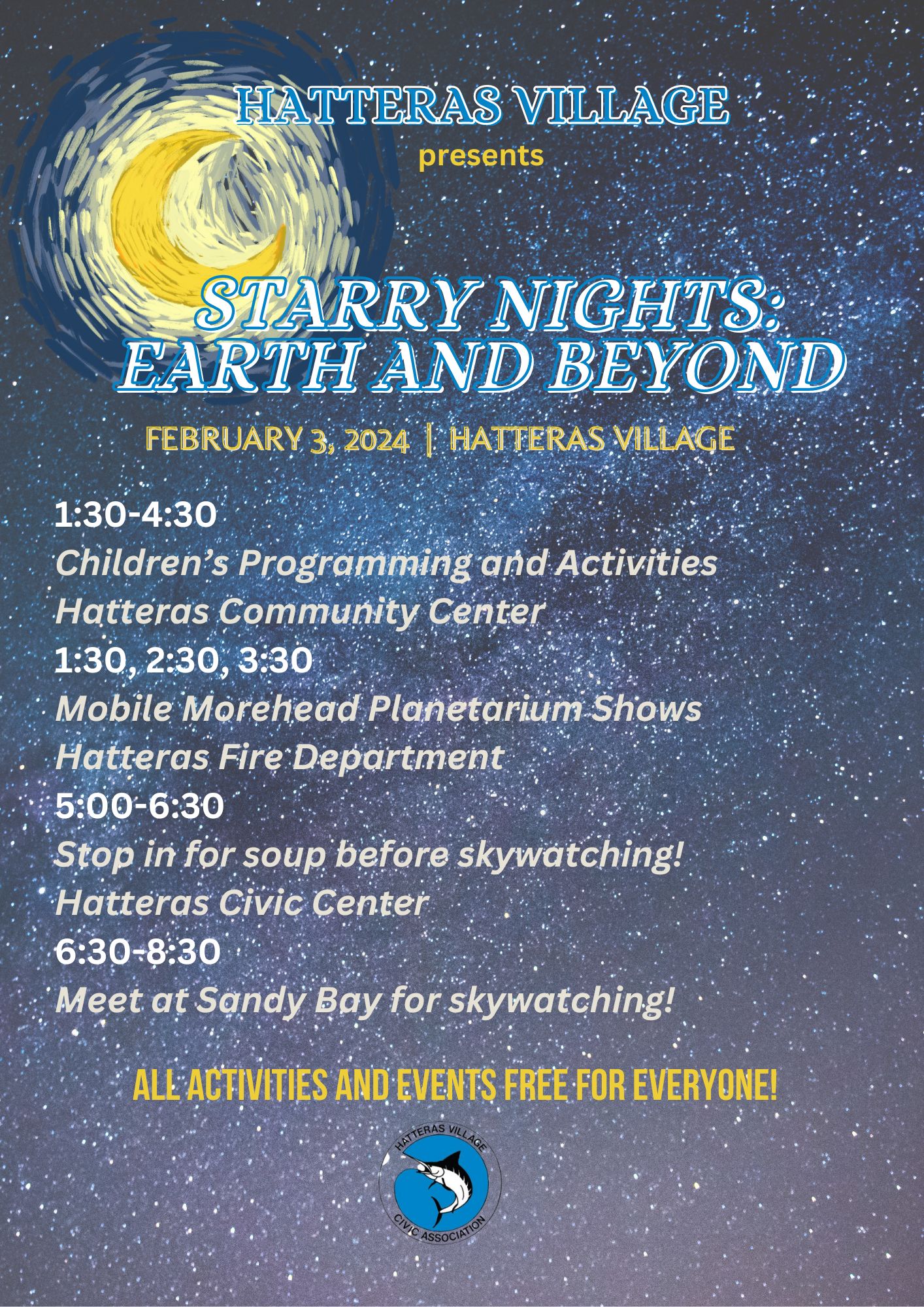 Starry Nights, a celebration of stargazing, returns to Hatteras Village ...