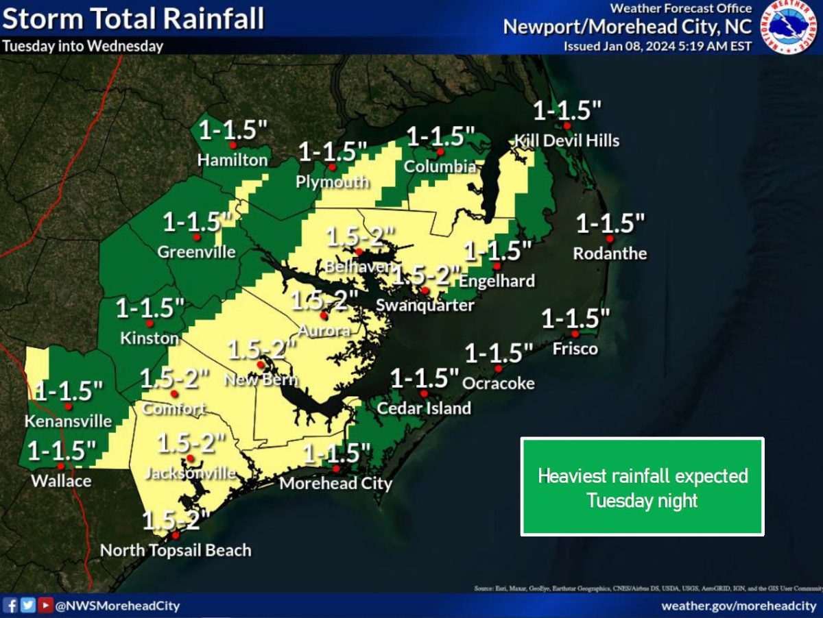 Coastal Flood Watch upgraded to Coastal Flood Warning for the Outer