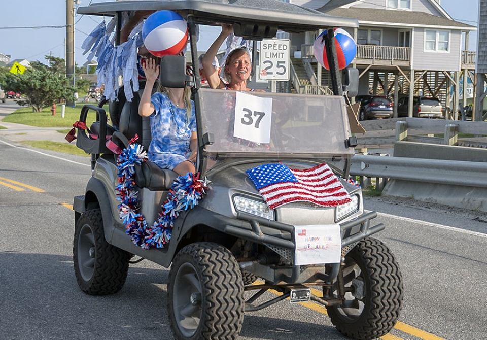 2024 Hatteras Village Golf Cart Parade Draws A Crowd With Slideshow Island Free Press