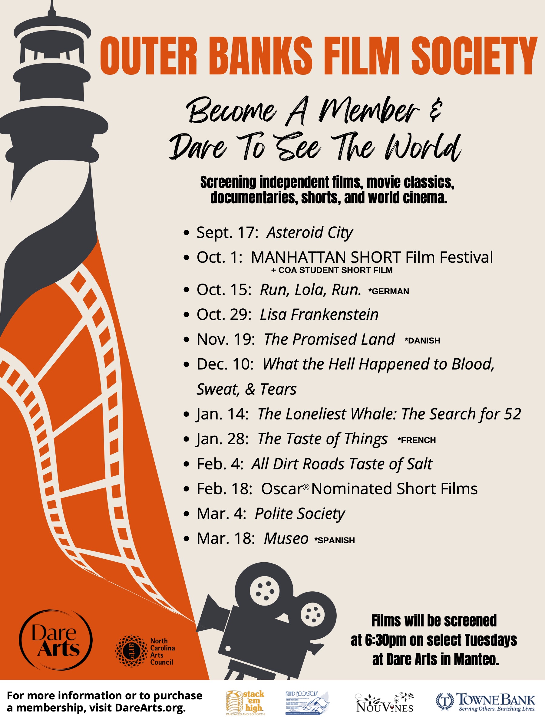 Outer Banks Film Society Poster